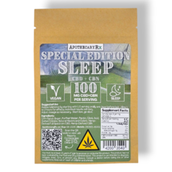 Apothecary Rx Special Edition 100mg CBD CBN 1:1 Sleep Gummies 5ct