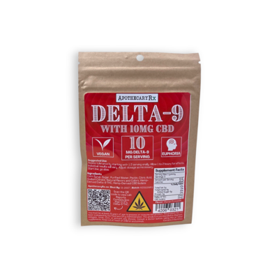 Apothecary Rx Apothecary Rx 10mg Delta-9 10mg CBD Vegan Gummies 5ct