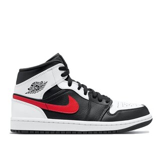 Jordan Jordan Retro 1 Mid Black/Chile Red-White