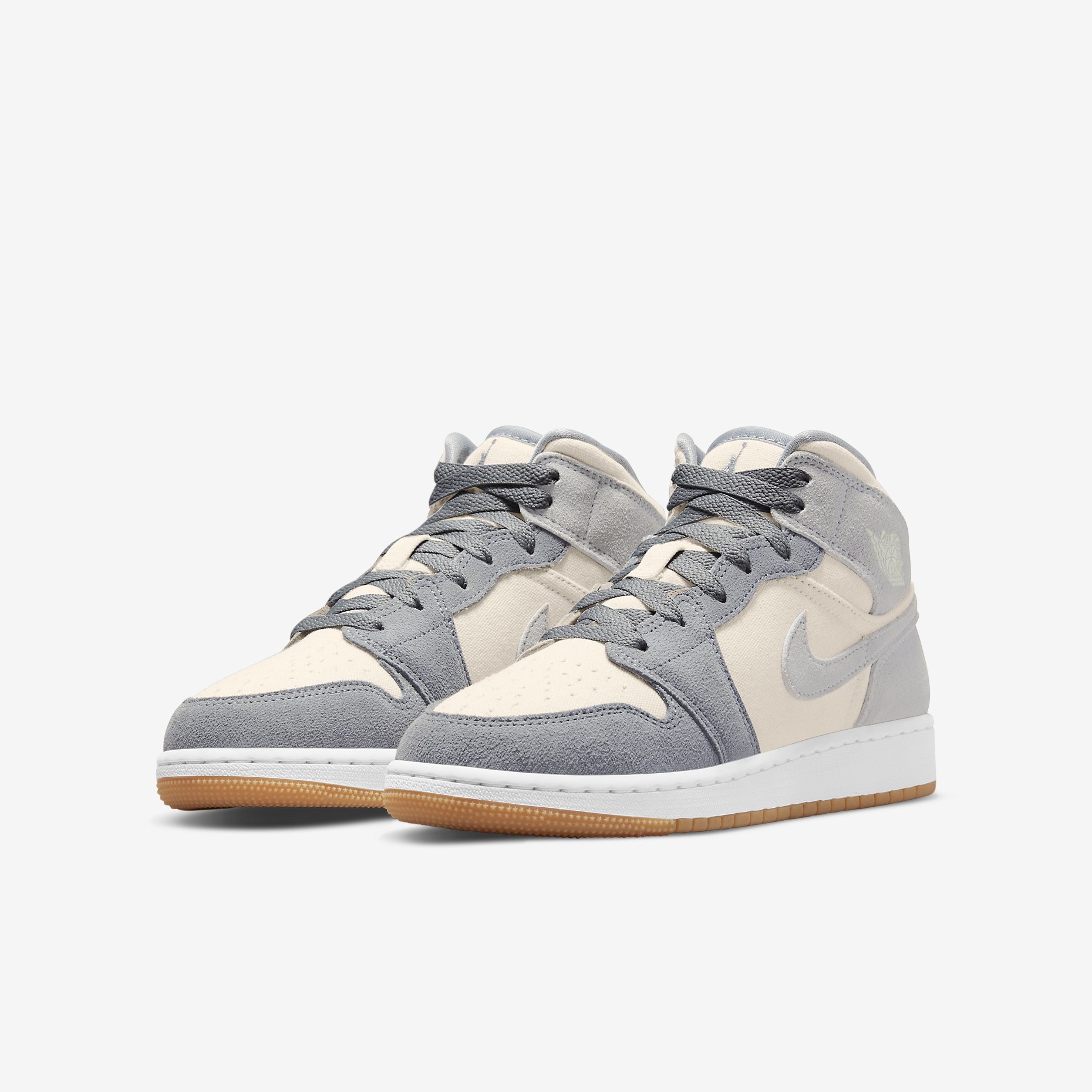 Jordan Retro 1 Mid Coconut Milk GS Evoque Mtl