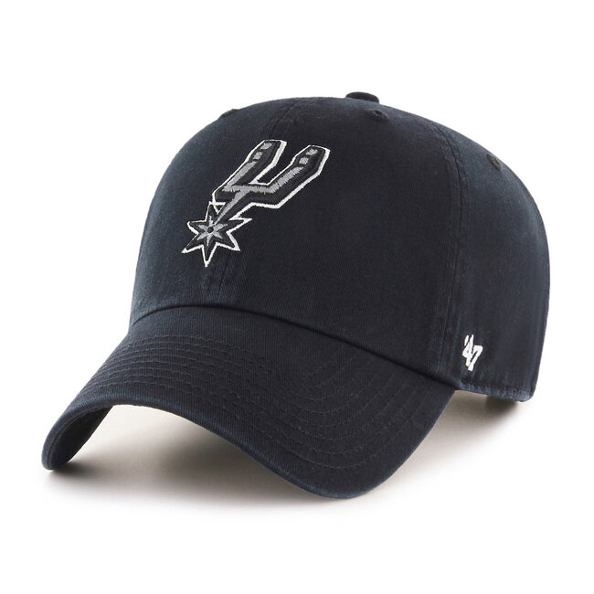 47 Brand '47 Brand San Antonio Spurs Clean-Up Adjustable Hat Black