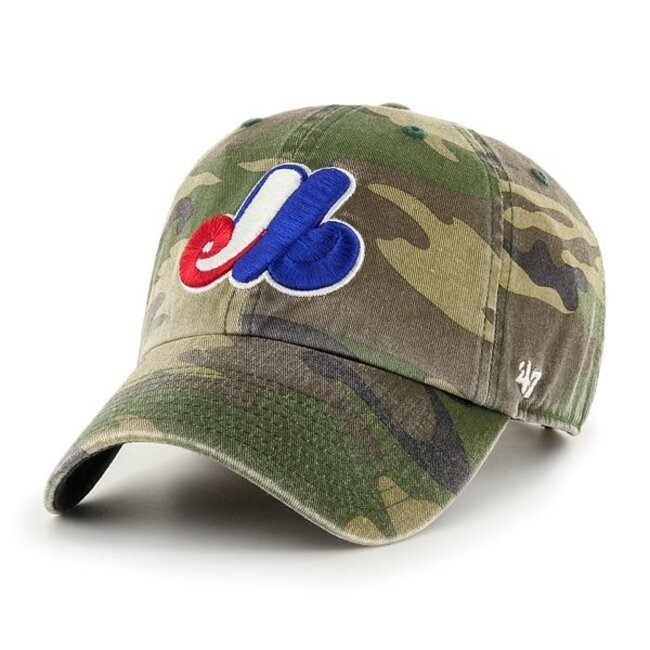 47 Brand '47 Brand Montréal Expos Clean-Up Adjustable Hat Camo