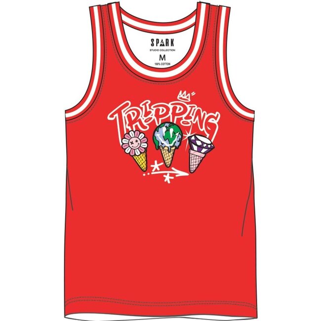 Tripping Tank Top Red 22239