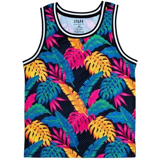 Polaroid Tank Top Black/Yellow/Pink 22299