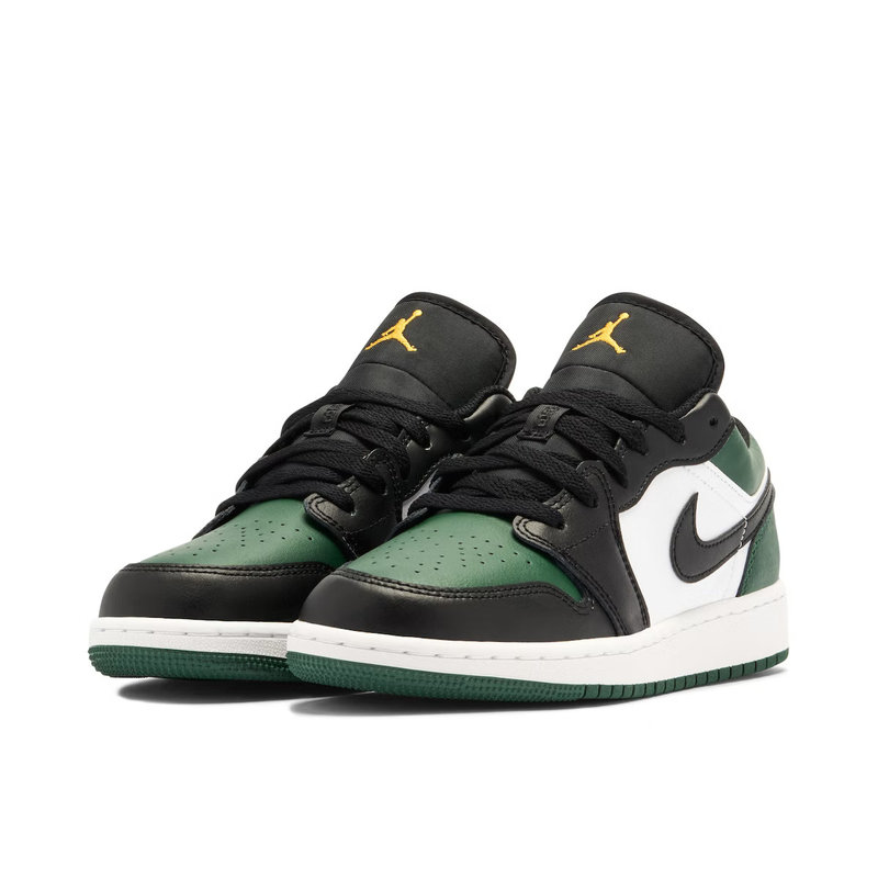 Jordan Retro 1 Low Green Toe (GS) - Evoque Mtl