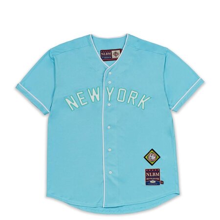 Reason NYC Reason NYC NLBM NY BLK Yankees Button Up Baseball Jersey Unc (NLBJ-020)