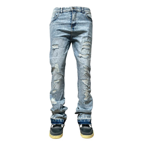 Genuine Stacked Jeans Ice Blue GN3207