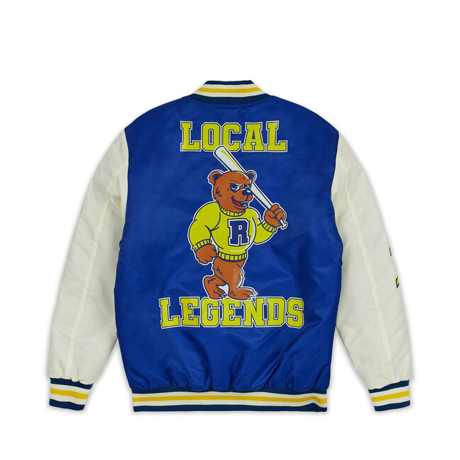 Reason NYC Reason Local Legends Nylon Bomber Jacket Blue (ROWF23-11)