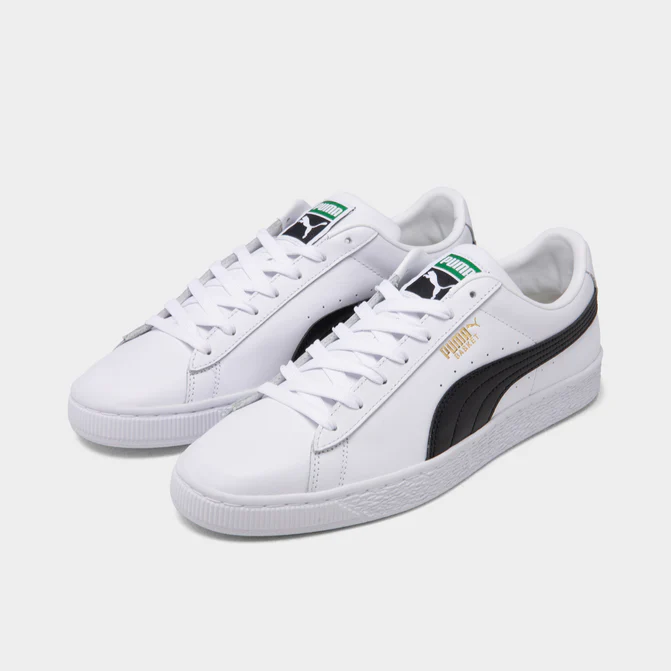 Puma Basket Classic 21 White Black Evoque Mtl