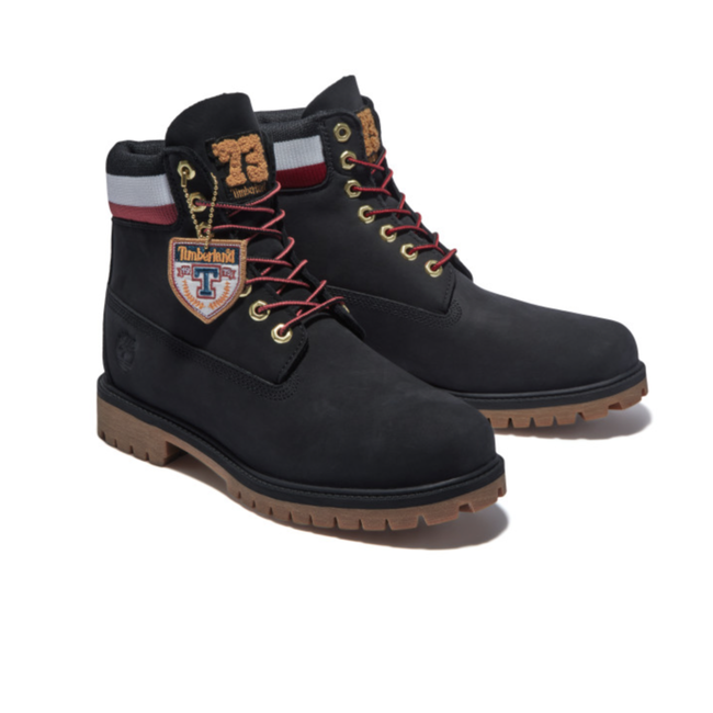 Timberland 6 Inch Heritage Navy / White / Red