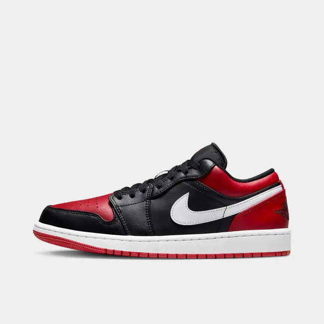 Jordan Jordan Retro 1 Low Bred Toe Black Red