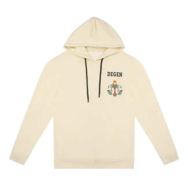 Degen Degen Debauchery New Money Cream Hoodie