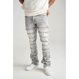 Spark Spark Stacked Jeans Grey (S3016)