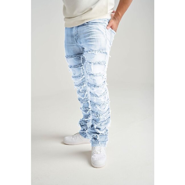 Spark Spark Stacked Jeans Blue (S3016)