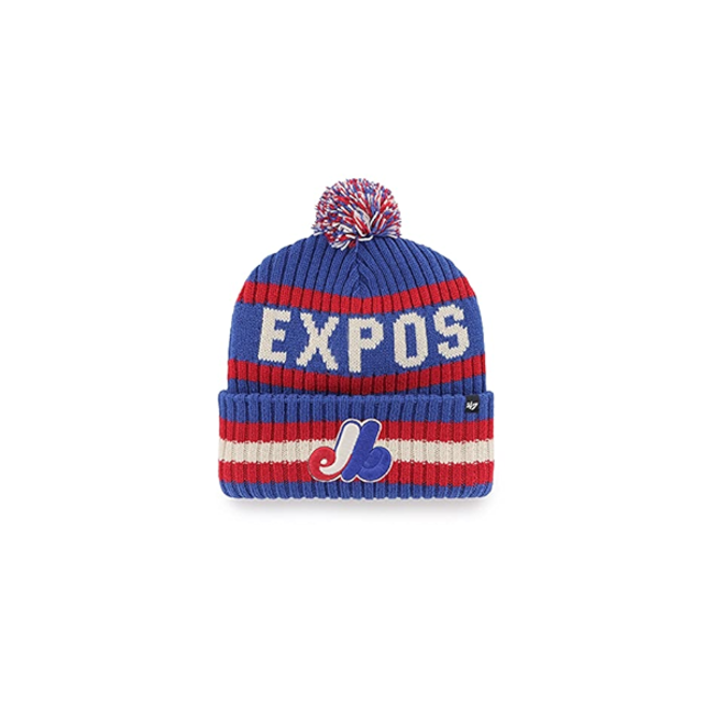 47 Brand '47 Brand Montreal Expos Cuff Pom Knit Hat Blue/Red