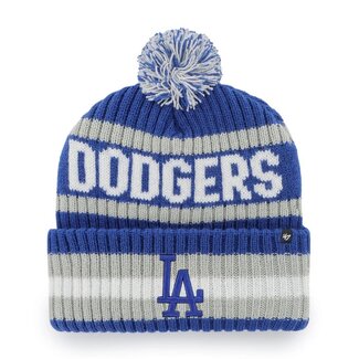 47 Brand '47 Brand LA Dodgers Cuff Pom Knit Hat Blue/Grey
