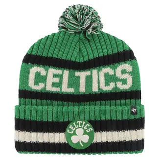 47 Brand '47 Brand Boston Celtics Cuff Pom Knit Hat Green