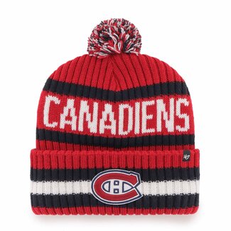 47 Brand '47 Brand Montreal Canadiens Cuff Pom Knit Hat Red/Black