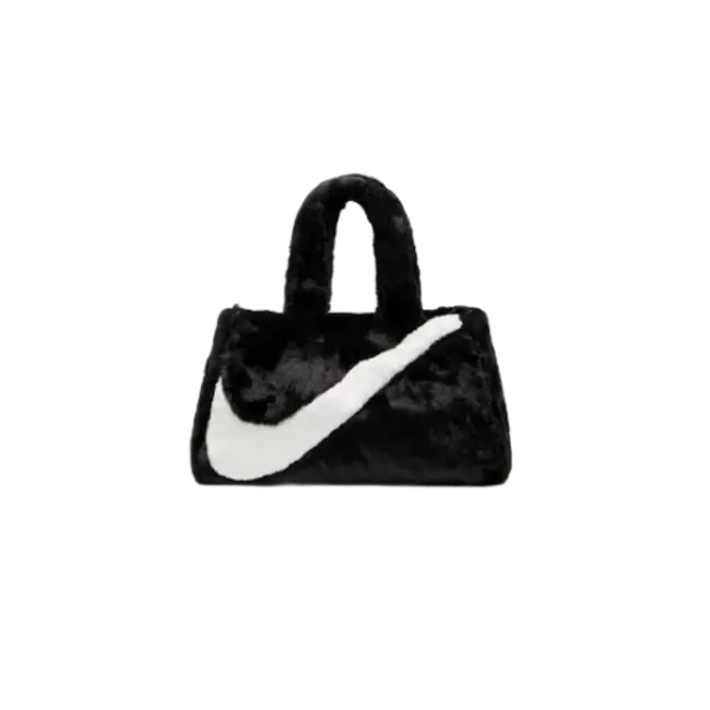 Nike Nike Sportswear Faux Fur Tote Black