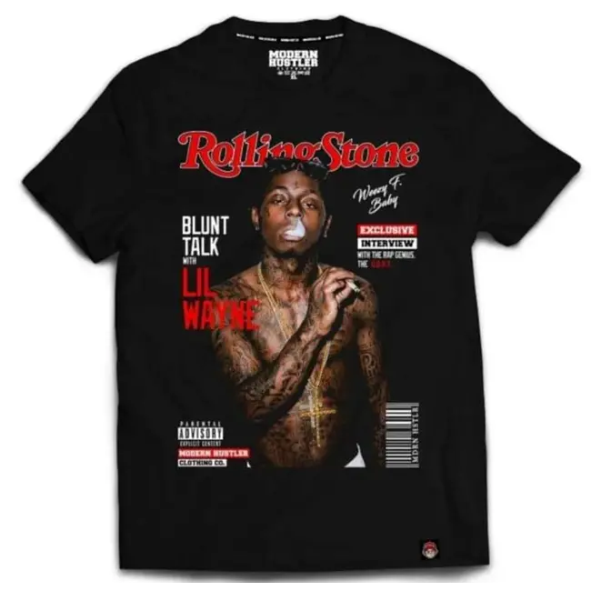 Modern Hustler Modern Hustler Lil Wayne Black T-Shirt