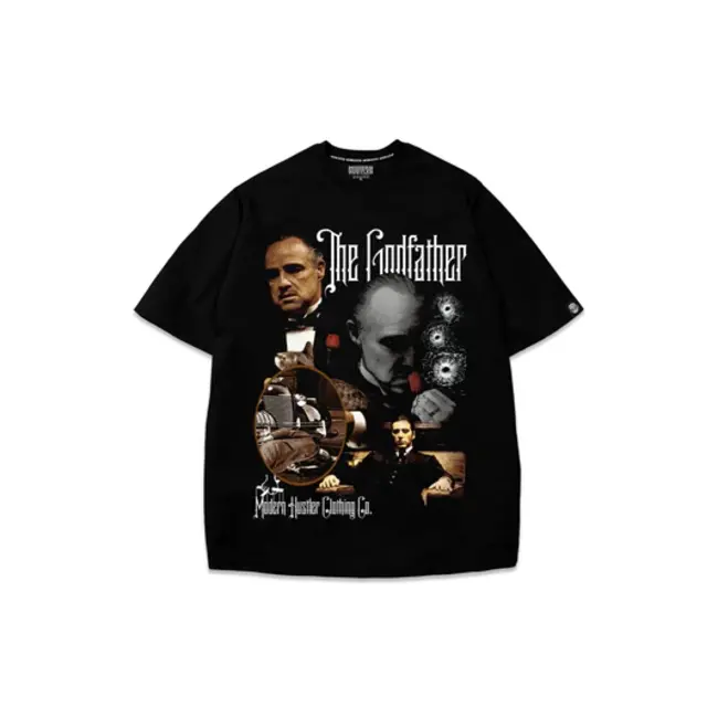 Modern Hustler Modern Hustler The Godfather (n2) Black T-Shirt