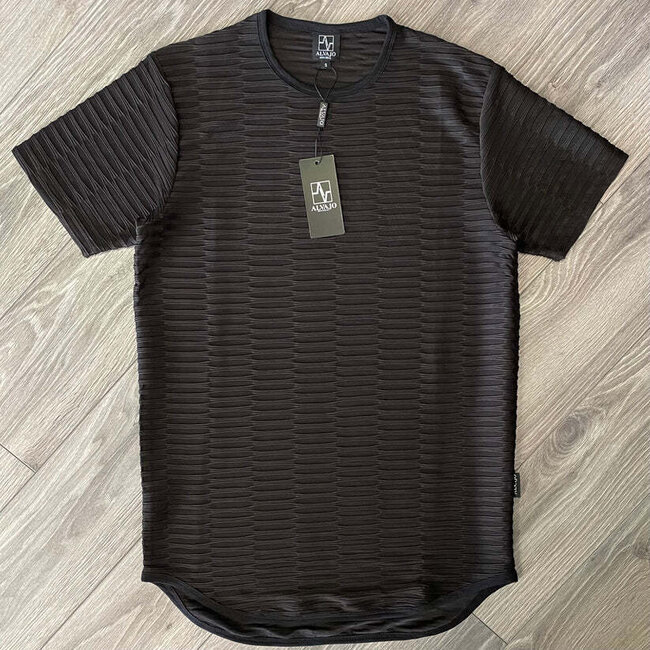 alvajo Alvajo Black Infinity Quilt Tee