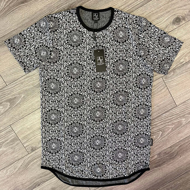 alvajo Alvajo B&W Labyrinth Tee XL