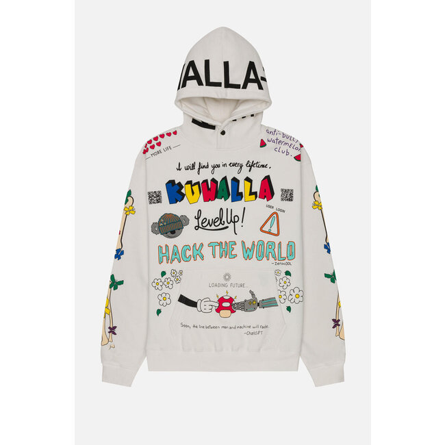 Kuwalla Kuwalla Mash Up Hoodie 3.0 White (KUL-MUH100C)