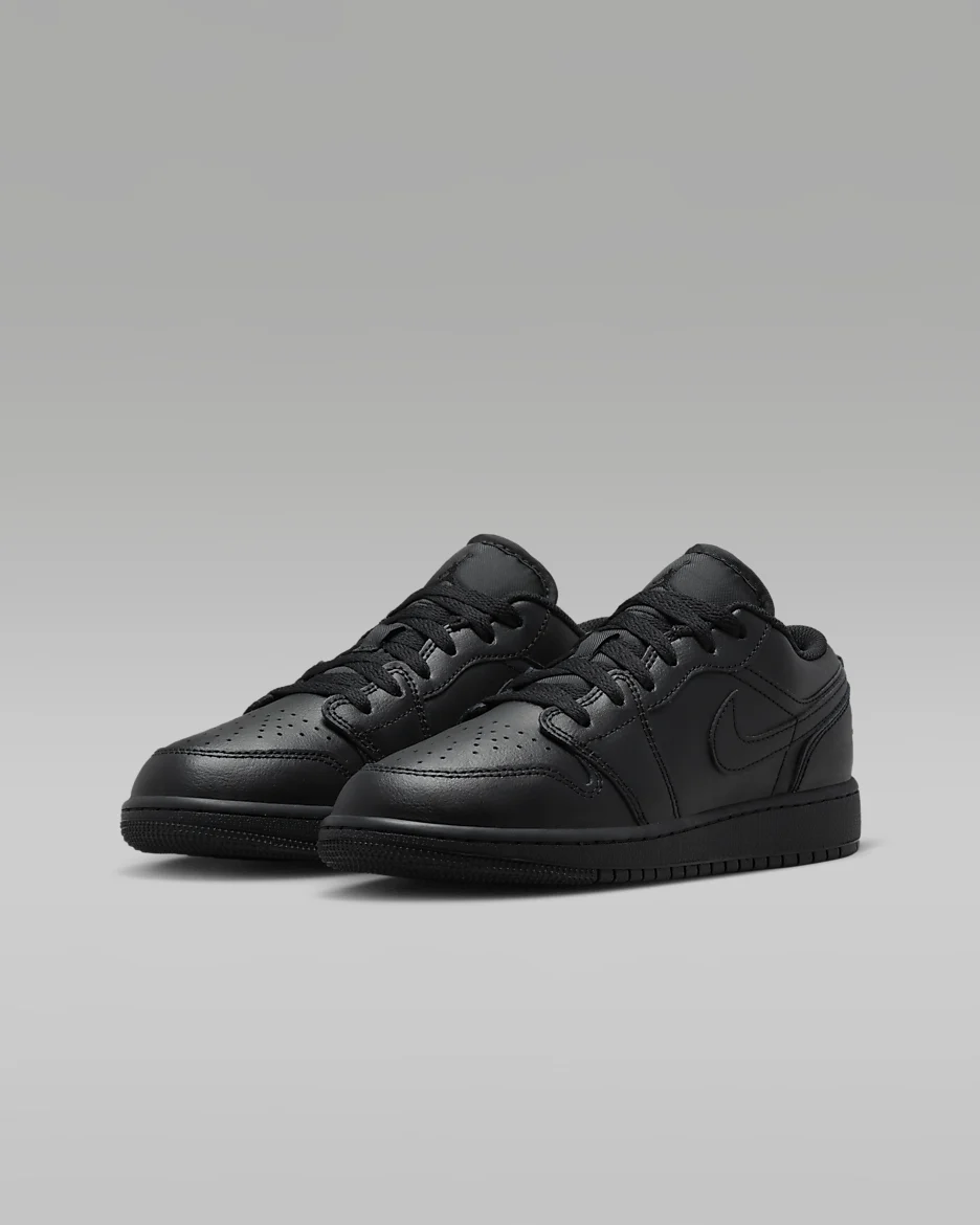 nike air jordan 1 retro low triple black