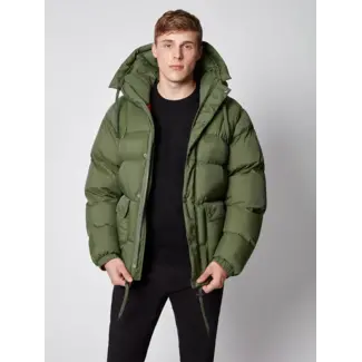 Projek Raw Projek Raw Faux Down Parka Olive/Orange