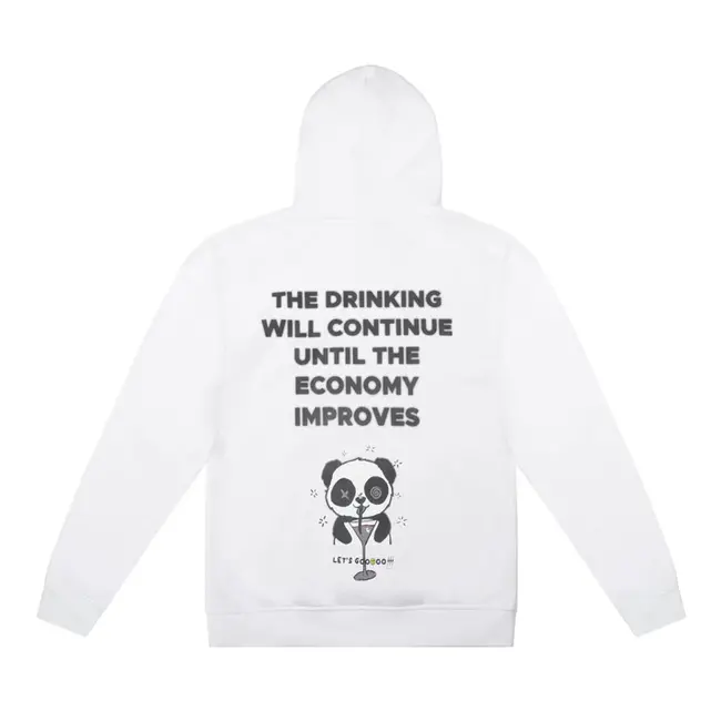 Degen Degen Drinkenomics White Hoodie
