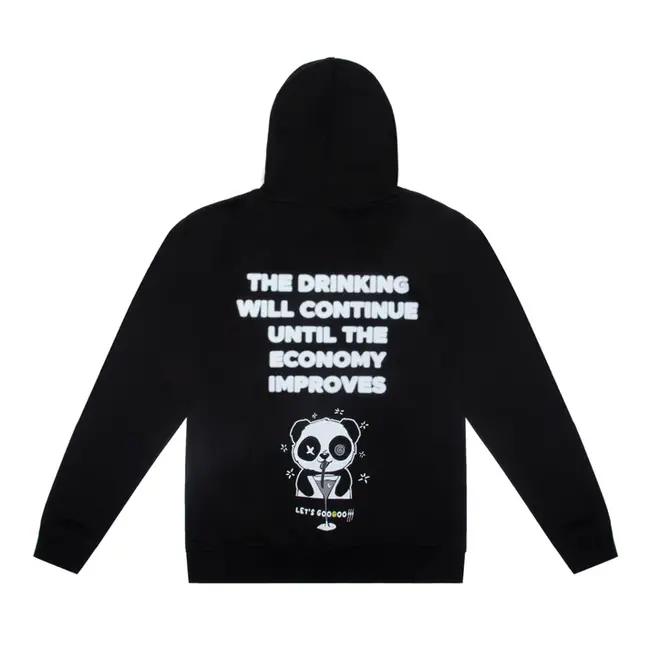 Degen Degen Drinkenomics Black Hoodie