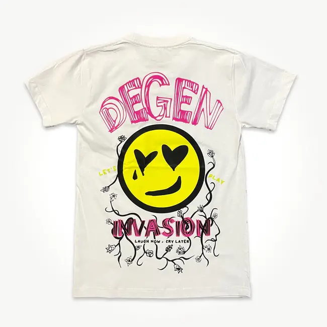 Degen Degen T-Shirt Laugh White