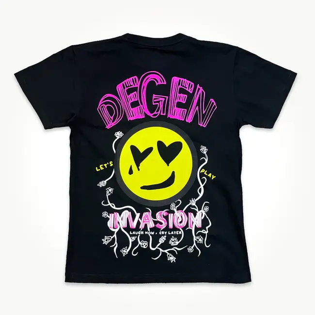 Degen Degen T-Shirt Laugh Black