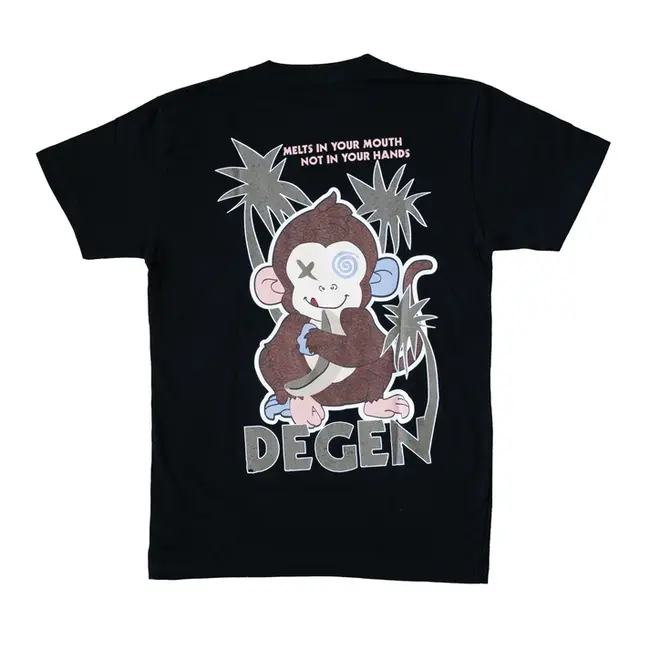 Degen Degen T-Shirt Monkey Business Black