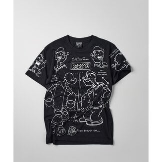 Reason NYC Reason NYC Popeye Construction Tee Black (POP-40)