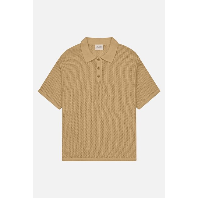 Kuwalla Kuwalla Knitted Polo Beige (KUL-0125-KPL708)