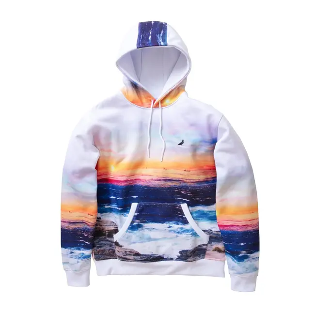 Staple Staple Sunset Hoodie White