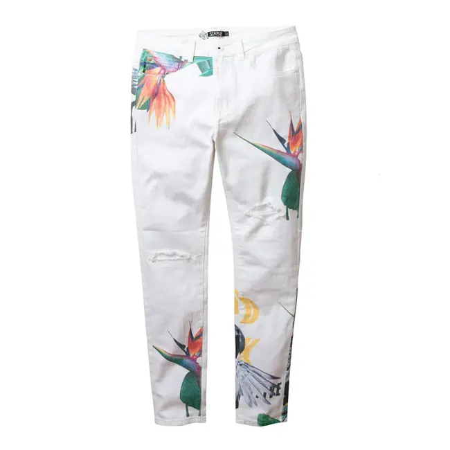 Staple Staple Paradise Denim Jeans White