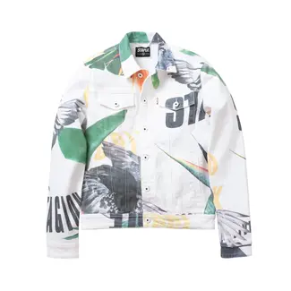 Staple Staple NYC  Paradise Denim Jacket White
