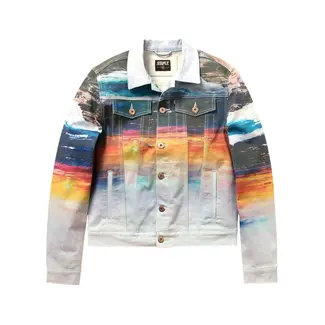 Staple Staple NYC Sunset Denim Jacket White