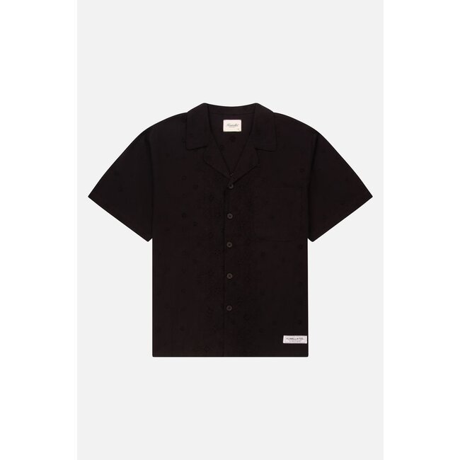Kuwalla Kuwalla Embroidery Yacht Shirt Black(KUL-0125-FEY116)
