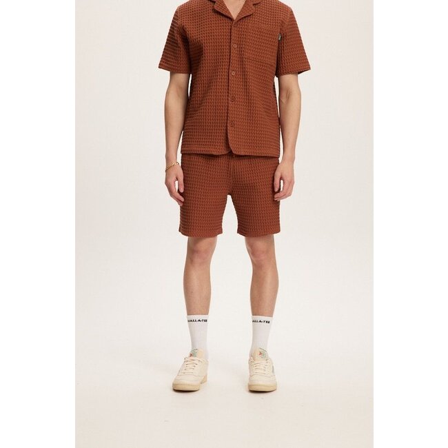 Kuwalla Kuwalla Heavy Waffle Shorts Coconut (UKUL-0125-DBS114)