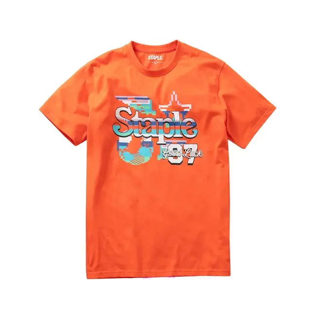 Staple Staple NYC Sterling T Shirt Orange
