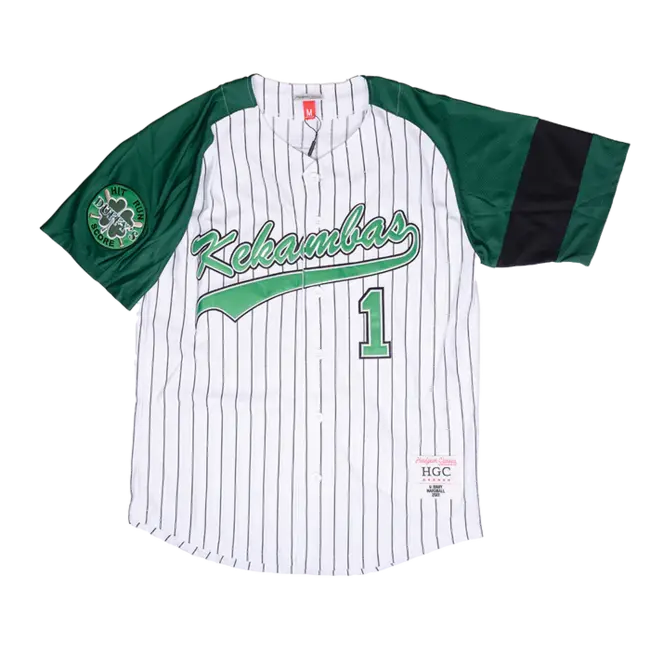 HeadGear Headgear G-BABY BaseBall Jersey WTH/GRN