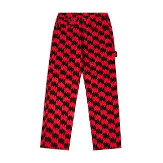 The Hundreds The Hundreds Houndstooth Denim Red