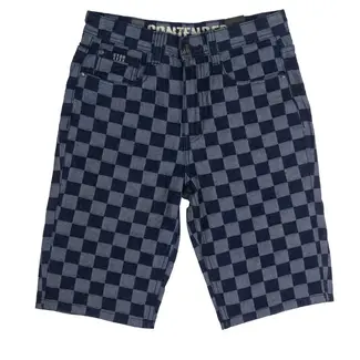 Contender Contender Denim Checkered Shorts Black
