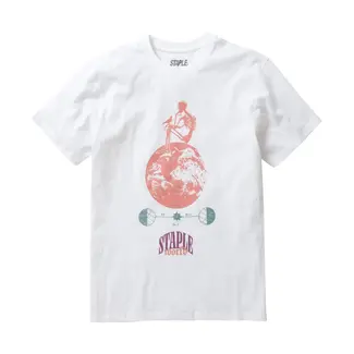 Staple Staple NYC Kingsbridge Skeleton T Shirt White