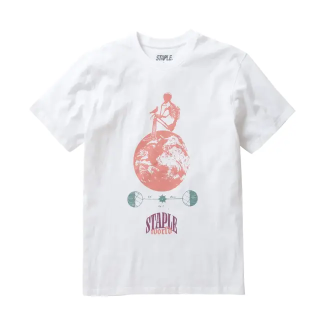Staple Staple NYC Kingsbridge Skeleton T Shirt White