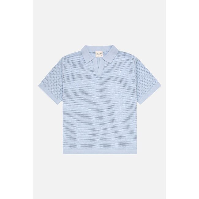 Kuwalla Kuwalla Knitted Beach Polo Sky Blue (UKUL-0125-KBP702)